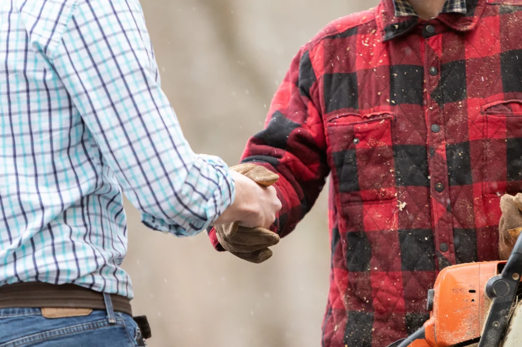 shaking hands