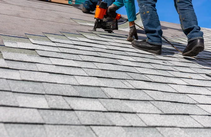 Shingle roof installation